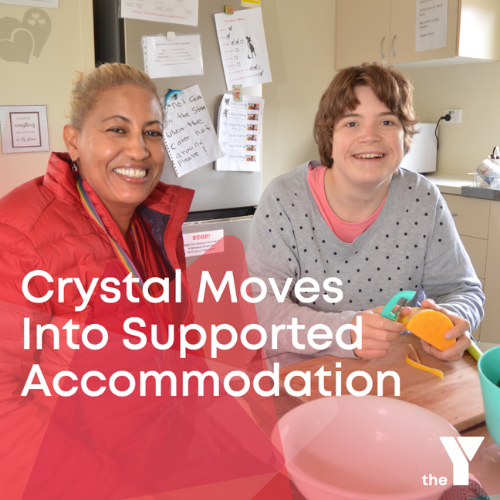 Crystal moves into supported accommodation